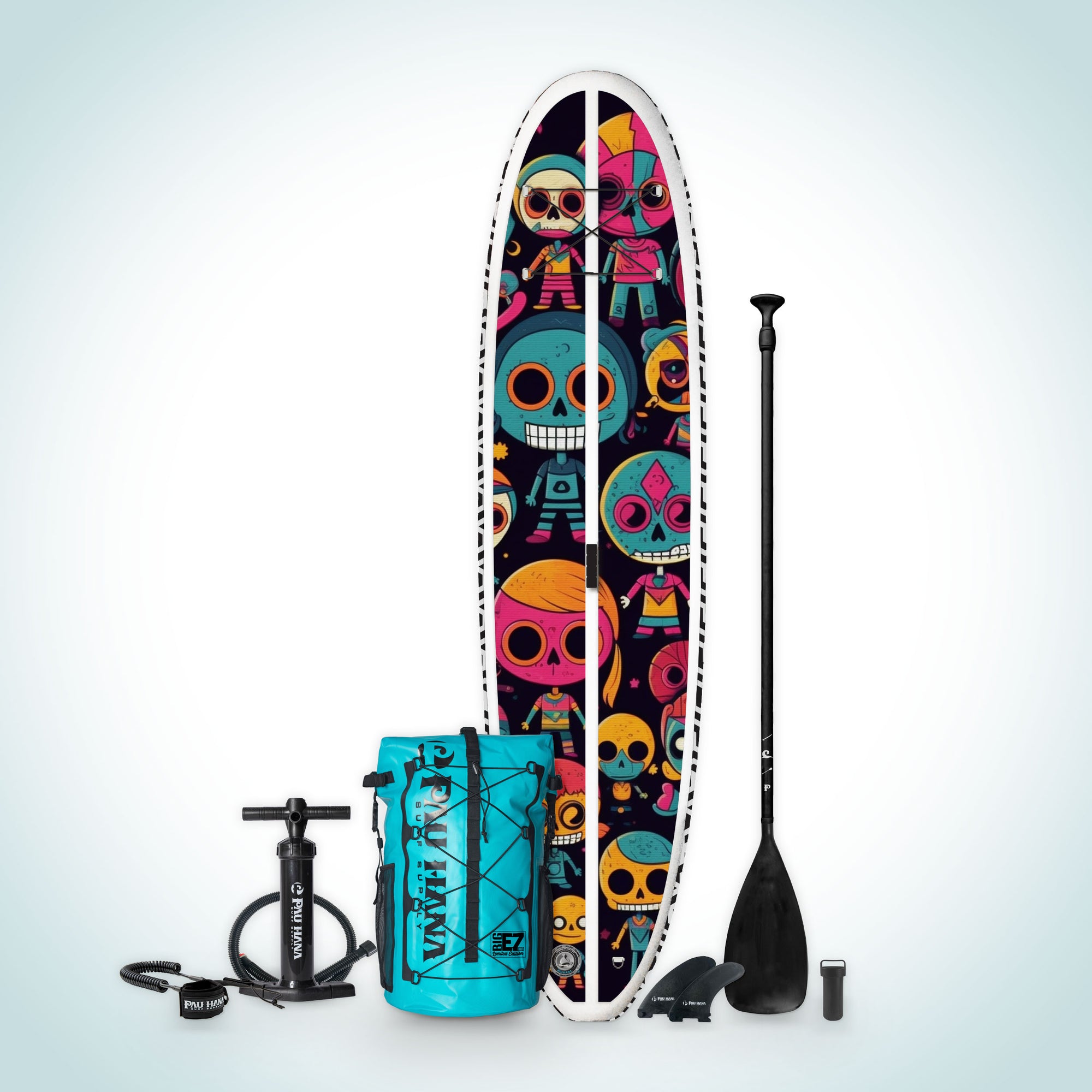 Pau Hana Big EZ Stowaway inflatable paddleboard package