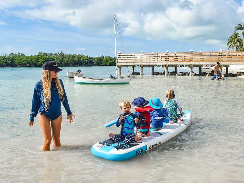 How to have fun as a family paddleboarding