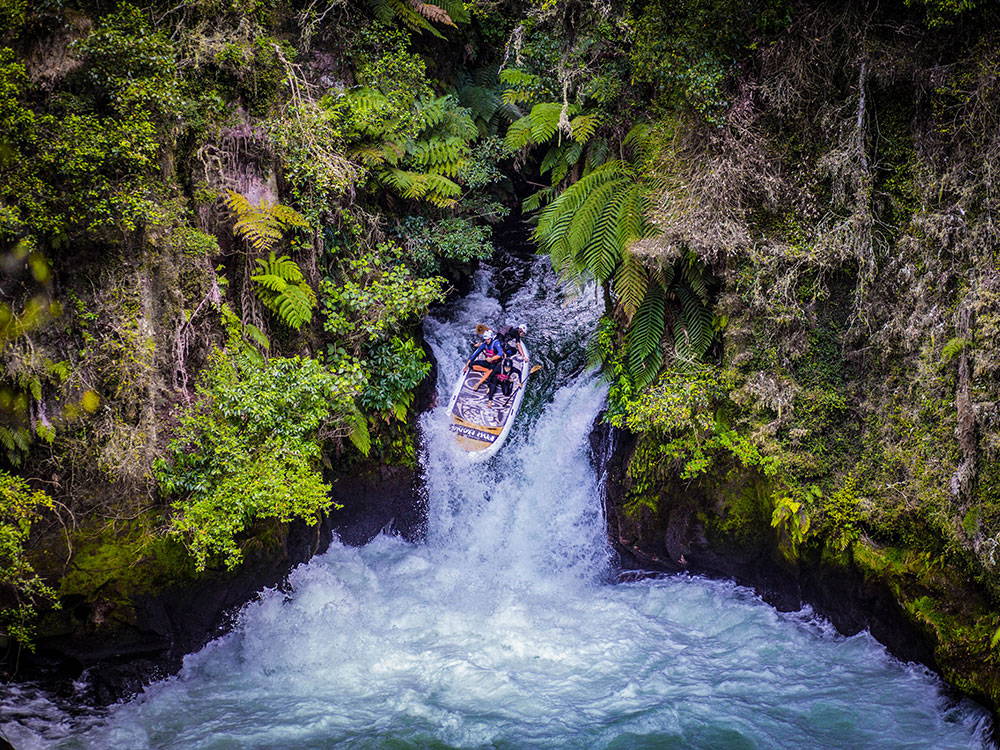 VIDEO: Riding A Waterfall On A Giant SUP