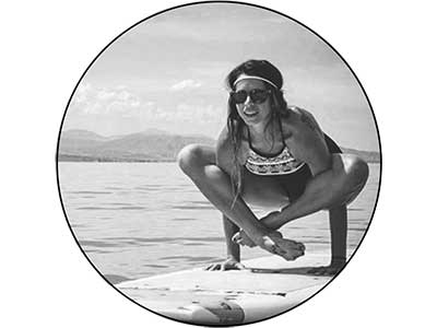 Alissa Kepas pau hana paddleboard rider