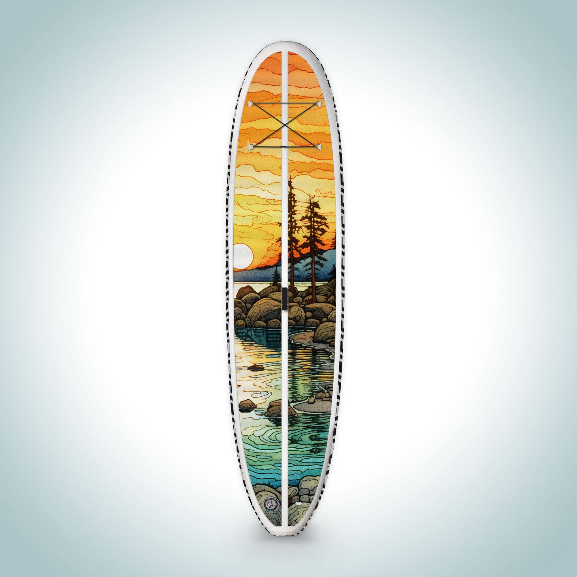 Pau Hana Big EZ Stowaway inflatable paddleboard top view